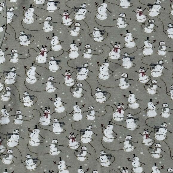 Croft & Barrow Snowman Long Sleeve Shirt Top Women’s XL Holiday - Picture 2 of 4